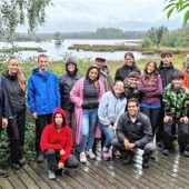 Die Jugend erkundet das Moor