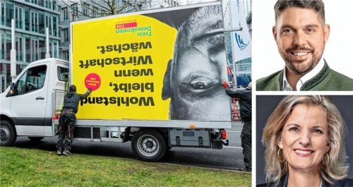 Abfahrt und Ankunft. Für die FDP war die Bundestagswahl ein Reinfall, die CSU darf sich verhalten freuen. Sigfried Walch zieht für Traunstein in den Bundestag ein, Daniela Ludwig holte in Rosenheim den Wahlsieg. Fotos dpa/re