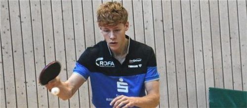 Anian Schnitzenbaumer sorgte mit dem Sieg im Entscheidungssatz für die Entscheidung.Foto Gerhard Erlich