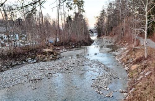 Bedeutet Jenbach „Jäher“ Bach, gemeint „gacher“ Bach? Gefährlich war und ist dieser Gebirgsbach am Fuße des Wendelstein immer noch, aber sprachlich haut das nicht recht hin. Foto höfer