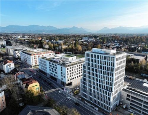 Blick auf die Lokhöfe RosenheimFoto S&P Commercial Development