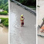 Durch Hochwasser stark gefordert