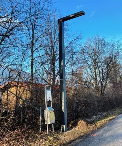 Die Anregung für die Installation der neuen Beleuchtung kam aus der Jungbürgerversammlung 2023. Foto re