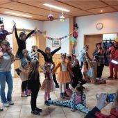 Faschingstreiben bei den Mangfalltaler Trachtlern