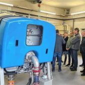 Moderne Schlamm- Entwässerungsanlage