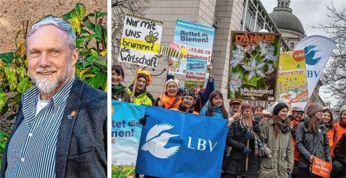 Die ÖDP ist erfolgreich mit Volksbegehren, wie dem Begehren für Artenvielfalt. Ihr Spitzenkandidat ist Günther Brendle-Behnisch, der jüngst die Region für einen Vortrag besucht hat. Foto re/dpa