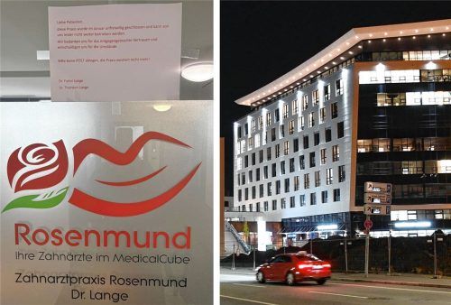 Die Zahnarztpraxis „Rosenmund“, die sich im Rosenheimer „Medical Cube“ befindet, wurde von heute auf morgen geschlossen. Foto Privat/Peter Schlecker