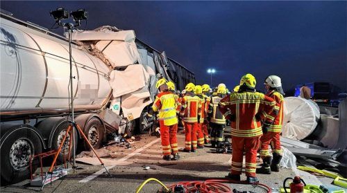 Dieser tödliche Unfall auf der Inntalautobahn schockte am 3. Februar die Region. Nun hat es wieder gekracht.Foto Reisner