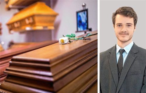Florian Weidenspointner ist 20 Jahre jung und steckt mitten in seiner Ausbildung zum Bestatter. Foto dpa/re