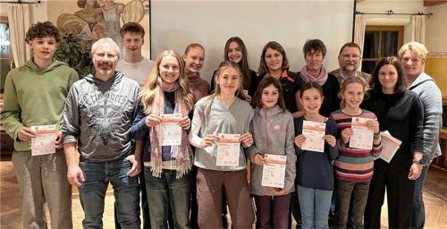 Großes Lob gab es für zahlreiche Sportler. Foto re