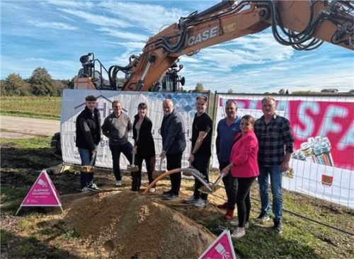 Im Dezember fand der Spatenstich statt, die Fertigstellung soll in diesem Jahr erfolgen. Fotos Esser