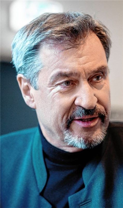 Im exklusiven OVB-Interview in Rosenheim erklärte Bayerns Ministerpräsident Markus Söder, warum die CSU sich so vehement gegen die Grünen ausspricht. Foto CSU