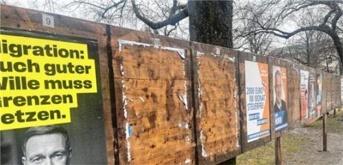 Immer wieder kommt es in Rosenheim vor, dass Wahlplakate beschädigt werden – unter anderem von der AfD. Foto Heise