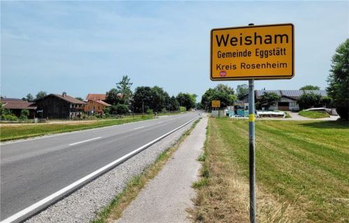 In Weisham, einem Ortsteil von Eggstätt, wurden im Januar an der Staatsstraße Verkehrsmessungen durchgeführt – mit teilweise erschreckend hohen Geschwindigkeiten. Foto Kirchner