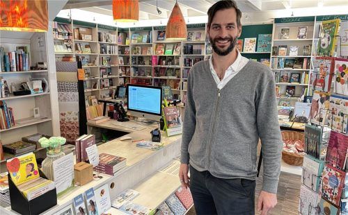Johann Struck wird seinen Laden „Bücher Johann“ in wenigen Monaten schließen. Foto Bettinger