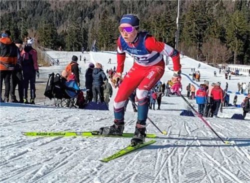 Josefine Pichl (SC Vachendorf) holte sich den Sieg bei den Schülerinnen 13.Foto re