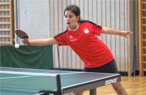 Maria Kratzer (SV DJK Heufeld) setzte sich bei den Mädchen der Altersklasse 15 durch.Foto Erlich