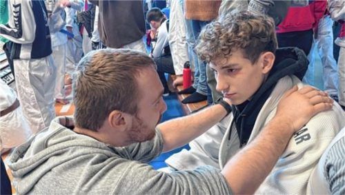 Maximilian Osterloher (rechts) hat sich für die süddeutsche Meisterschaft qualifiziert. Foto Privat