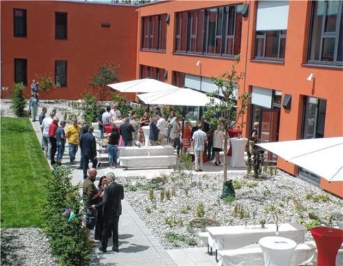 Mit der Fertigstellung des Anbaus der Mittelschule konnte eines der größten Bauprojekte im vergangenen Jahr abgeschlossen und im Juli eingeweiht werden.Foto Hans Rath