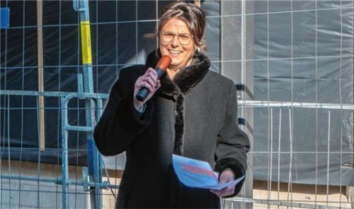„Nicht einfach nur ein Schulbau“: Rektorin Angelika Held würdigte die Berücksichtigung vieler besonderer Bedürfnisse bei dem Großprojekt.