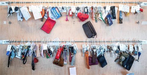 Schlüssel zählen zu den häufigsten abgegebenen Fundsachen. Foto dpa (Symbolbild)