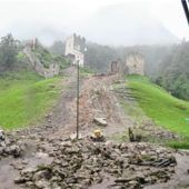 Aufräumen nach der Sturzflut