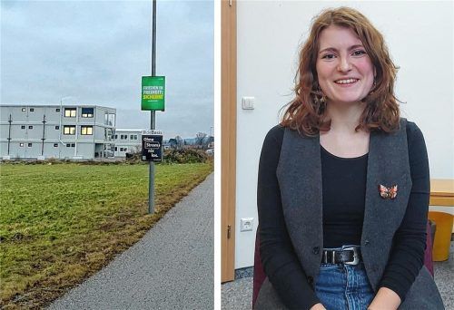 Um Geflüchtete in Bruckmühl, wie hier in den Containern an der Wernher-von-Braun-Straße, zu unterstützen, wird für Amalia Schlögel ein Bufdi-Nachfolger bei der Asylhilfe Bruckmühl gesucht. Fotos  Neuwirth/Beuerlein