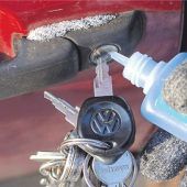 Tür-Frust bei Winter-Frost