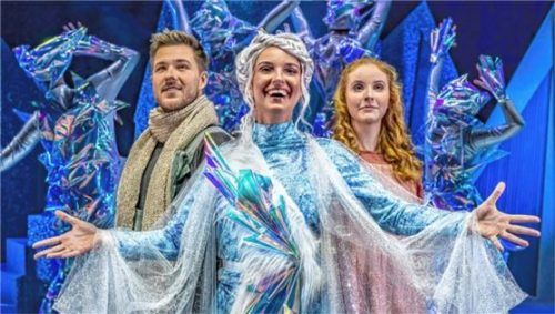 Viel Gefühl, Fantasie und Humor sowie mitreißende Songs sind bei der „Schneekönigin“ geboten. Foto Theater Liberi