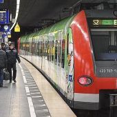 Fahrt auf der S-Bahn-Kupplung