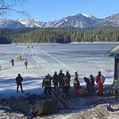 Eis-Drama am Eibsee