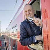 Ein Lokführer macht gute Laune