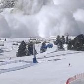 Lawinenschock auf der Skipiste
