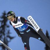 Skispringer mit Höhenangst