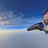 Hier fliegen sonst nur Flugzeuge