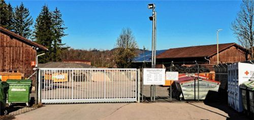 Ab dem kommenden Jahr wird Grüngut im Wertstoffhof angenommen und eine Einbahnregelung eingeführt. Foto  Strim