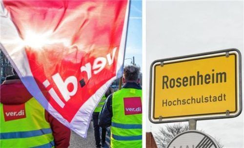 Am 7. März streikt der öffentliche Dienst in Rosenheim erneut. Foto DPA (Symbolbild)