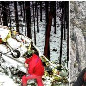 Flugzeugabsturz: Bergwachtler als Retter