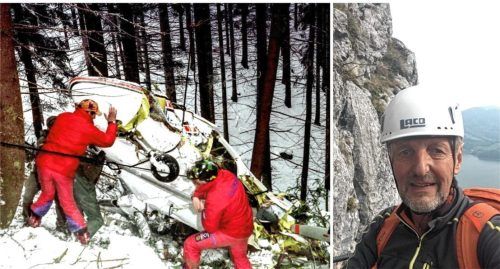 Andreas Roder war im März 1995 dabei, als die Bergwacht Wasserburg zu einem Flugzeugabsturz an der Kampenwand gerufen wurde. Fotos Reisner/Privat