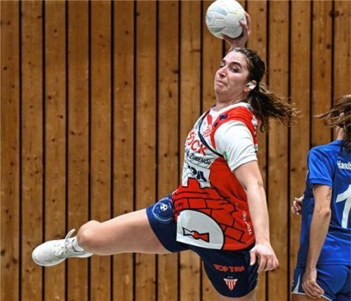 Bruckmühls Nadine Zillmann erzielte fünf Treffer.Foto Fischer