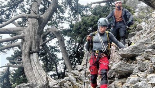 Das Gelände, in dem Johann W. ums Leben kam, ist extrem unwegsam. Von der Familie privat finanzierte Helfer hatten die Suche unterstützt. Fotos privat