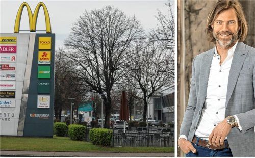 Der Kolbermoorer Herto-Park, in dem sich neben Geschäften, Ärzten und Gastronomiebetrieben auch Büros befinden, verliert mit dem Deko-Unternehmen Depot jetzt eines seiner großen Zugpferde. Wie dieser Verlust kompensiert werden soll, verrät Herto-Park-Geschäftsführer Tobias Tomczyk im OVB-Interview. Foto Matthias Riediger, Herto-Park Kolbermoor