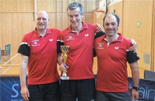 Der TSV 1864 Haag war bei den Herren auf Bezirksklassenebene nicht zu schlagen.Foto Gerhard Erlich