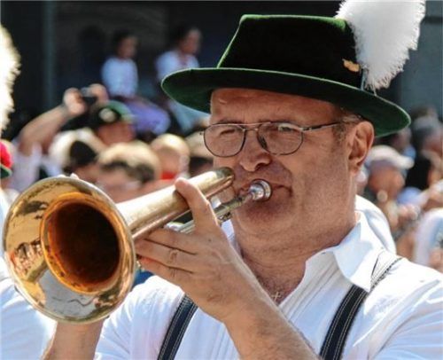 Der Vollblutmusiker und sein Flügelhorn: So bleibt Sepp Mangstl in Erinnerung. Foto privat