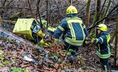 Die Walze hatte sich überschlagen. Foto 112News/Benje