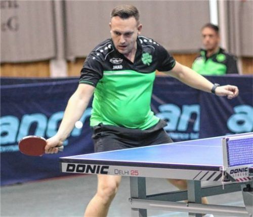 Dragan Seemann machte mit seinem zweiten Sieg im zweiten Einzel Bad Aiblings Erfolg klar.Foto Gerhard Erlich