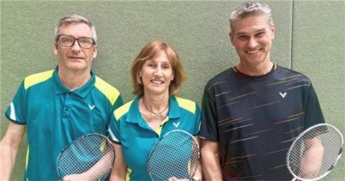 Für die deutsche Meisterschaft qualifiziert: Matthias Kleibel, Susanne Breitrainer und Jochen Zepmeisel (von links).Foto re