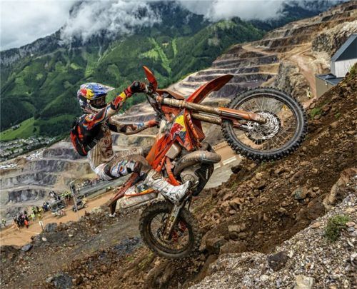 Kein neuer Weltmeister? Ob Manuel Lettenbichler dieses Jahr die Chance bekommen wird, seinen WM-Titel zu verteidigen, steht noch in den Sternen. Foto Red Bull Content Pool