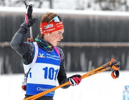 Korbinian Kübler holte mit der deutschen Staffel die Silbermedaille. Foto Ernst Wukits