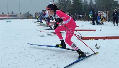 Lisa Steinmaßl stürmte in der S14 im Supersprint den Konkurrentinnen in allen Durchgängen von Beginn an davon. Foto  re